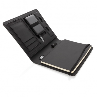 Logotrade advertising product image of: Air 5W wireless charging notebook with 5000mAh powerbank